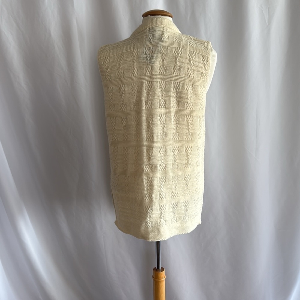 VINTAGE Milrank of California Knit Sweater Vest / M - Picture 8 of 8